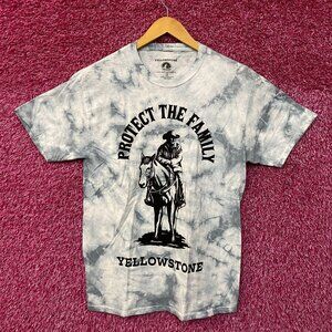 Yellowstone Protect the Family Paramount TV Series Tie Dye M
